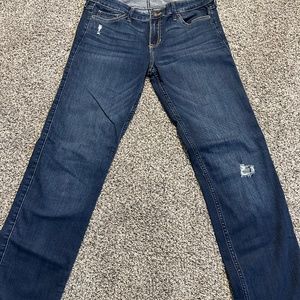 Hollister low rise skinny jeans juniors size 13L. Dark wash